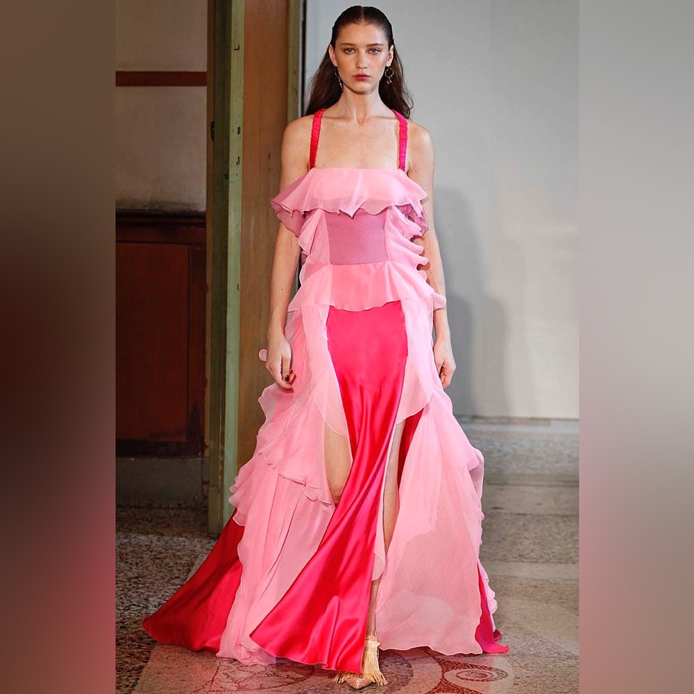 Blumarine RTW Spring 2017 Runway Gown – Look 34/40, Size 2
